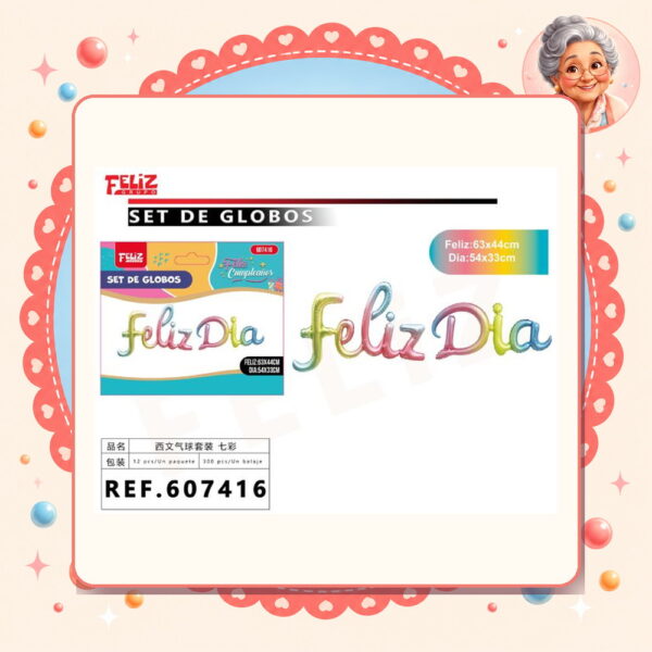 la-icha-04878 Feliz Dia Color Feliz Ref. 607416