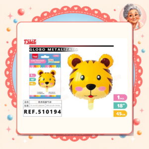 la-icha-04914 Metalizado de Tigre Feliz Ref. 510194