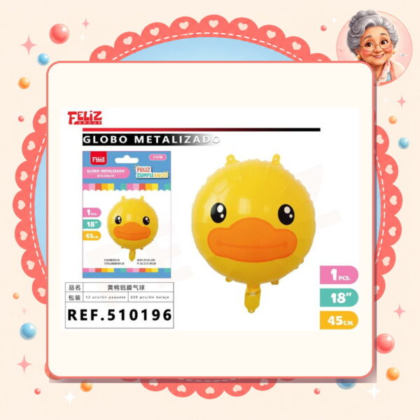 Metalizado de Pato Feliz Ref. 510196