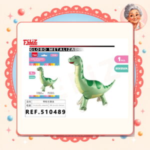 la-icha-04928 Dinosaurio con Rueta Feliz Ref. 510489