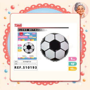 la-icha-04936 Metalizado de Futbol Feliz Ref. 510193