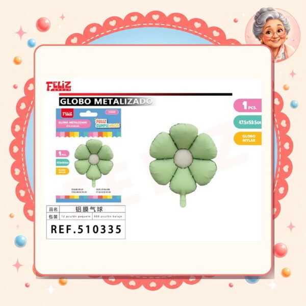 la-icha-04940 Flore Verde Mate Feliz Ref. 510335