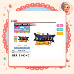 la-icha-04944 Letras Cumpleanos Feliz Ref. 510340