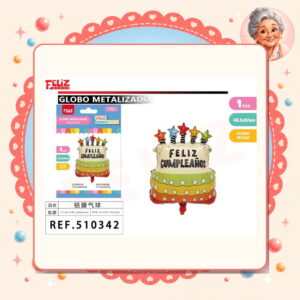 la-icha-04946 Letras Cumpleanos Feliz Ref. 510342