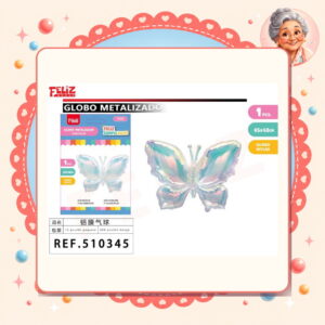 la-icha-04948 Mariposa Nacarado Blanco Feliz Ref. 510345