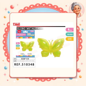 la-icha-04950 Mariposa Nacarado Amarillo Feliz Ref. 510348