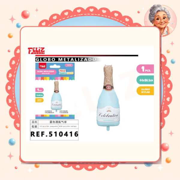 Azul Champan Feliz Ref. 510416