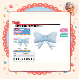 la-icha-04957 Lazo Celeste Mate Feliz Ref. 510519