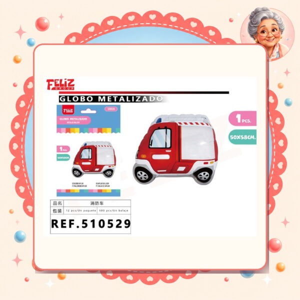 Camion Bomberos Feliz Ref. 510529