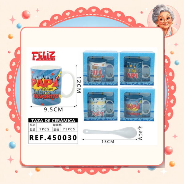 la-icha-05801 Taza Ceramica Dia Padre Feliz Ref. 450030