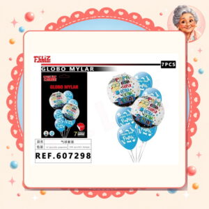 la-icha-05828 Globos 7pcs Dia Padre Feliz Ref. 607298