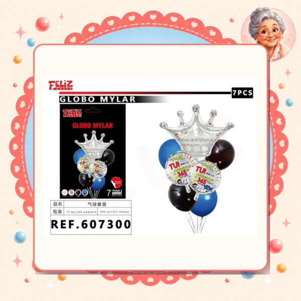 Globos 7pcs Dia Padre Feliz Ref. 607300