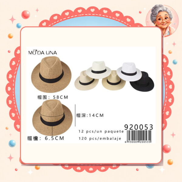 la-icha-05910 Sombrero Moda Lina Ref. 920053