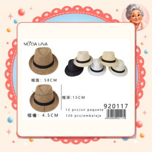 la-icha-05917 Sombrero Moda Lina Ref. 920117
