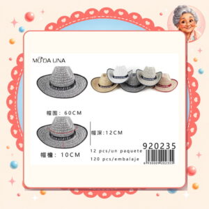 la-icha-05924 Sombrero Moda Lina Ref. 920235