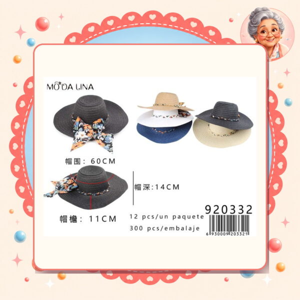 la-icha-05937 Sombrero Moda Lina Ref. 920332