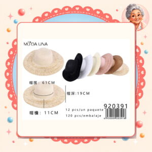 la-icha-05944 Sombrero Moda Lina Ref. 920391