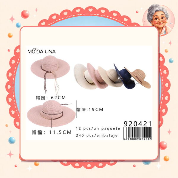 la-icha-05946 Sombrero Moda Lina Ref. 920421