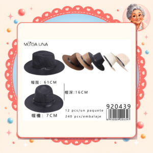 la-icha-05956 Sombrero Moda Lina Ref. 920439