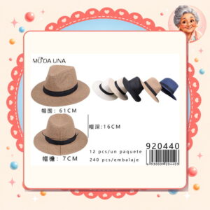 la-icha-05957 Sombrero Moda Lina Ref. 920440