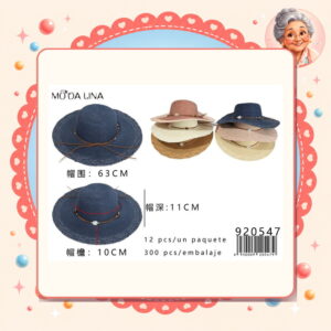 la-icha-05990 Sombrero Moda Lina Ref. 920547