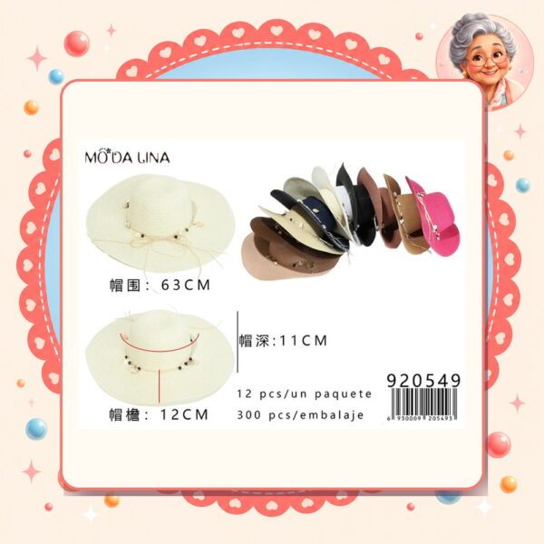 la-icha-05992 Sombrero Moda Lina Ref. 920549