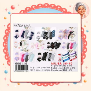 la-icha-06043 5% 5% de Descuento Por Caja Moda Lina Ref. 600110