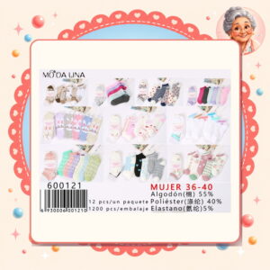 la-icha-06044 5% 5% de Descuento Por Caja Moda Lina Ref. 600121