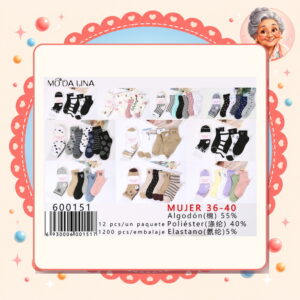 la-icha-06045 5% 5% de Descuento Por Caja Moda Lina Ref. 600151