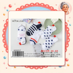 la-icha-06088 36-40(3 Pares) Moda Lina Ref. 600057