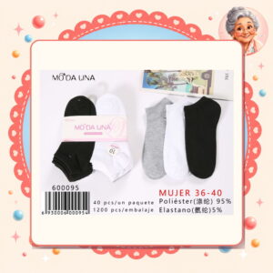 la-icha-06092 36-40(10 Pares) Moda Lina Ref. 600095