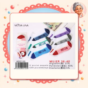 la-icha-06093 36-40(3 Pares) Moda Lina Ref. 600100
