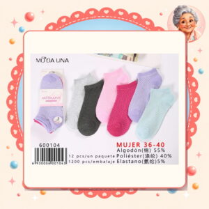 la-icha-06097 36-40(3 Pares) Moda Lina Ref. 600104