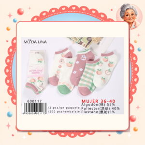 la-icha-06109 36-40(3 Pares) Moda Lina Ref. 600117