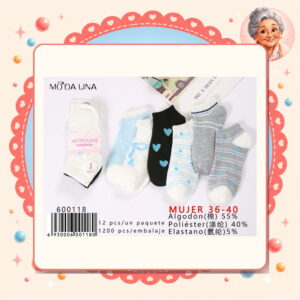 la-icha-06110 M.calcetines(3 Pares) Moda Lina Ref. 600118