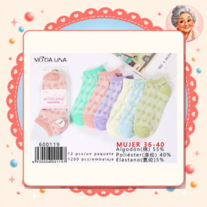 la-icha-06111 (3 Pares) Moda Lina Ref. 600119