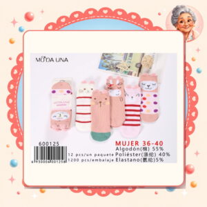 la-icha-06116 36-40(3 Pares) Moda Lina Ref. 600125