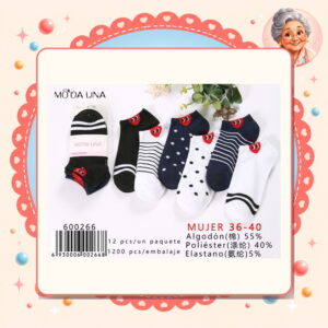 la-icha-06121 36-40(3 Pares) Moda Lina Ref. 600266