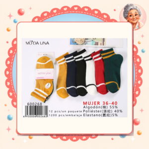 la-icha-06123 36-40(3 Pares) Moda Lina Ref. 600268