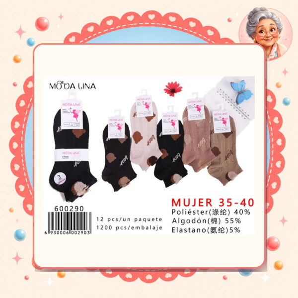Calcetines（3 Pares） Moda Lina Ref. 600290