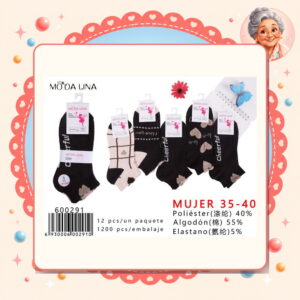 la-icha-06132 Calcetines(3 Pares) Moda Lina Ref. 600291