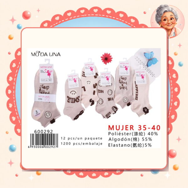 Calcetines（3 Pares） Moda Lina Ref. 600292