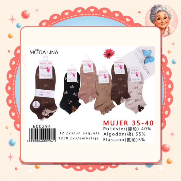 Calcetines（3 Pares） Moda Lina Ref. 600294