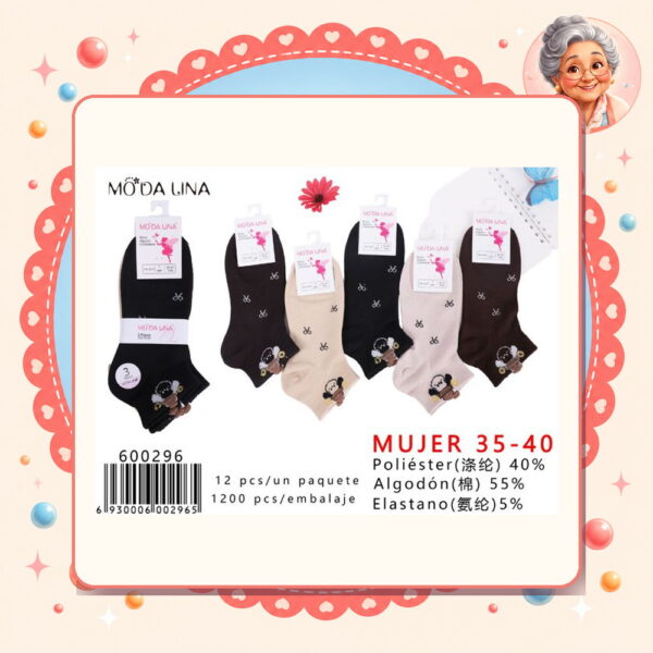 Calcetines（3 Pares） Moda Lina Ref. 600296