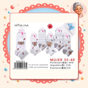 la-icha-06143 Calcetines(3 Pares) Moda Lina Ref. 600303