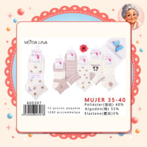 la-icha-06147 Calcetines(3 Pares) Moda Lina Ref. 600307