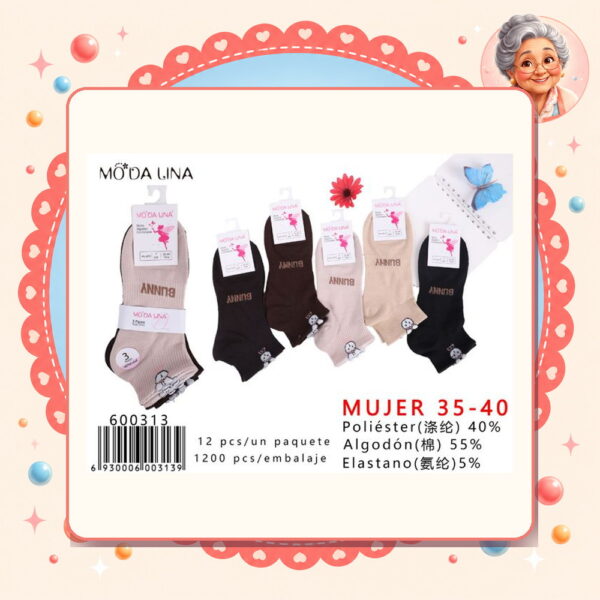 Calcetines（3 Pares） Moda Lina Ref. 600313