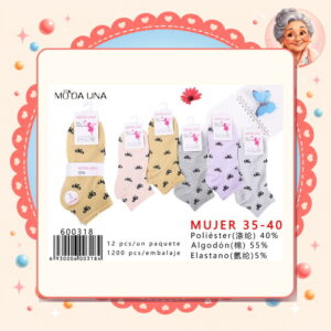 la-icha-06157 Calcetines(3 Pares) Moda Lina Ref. 600318