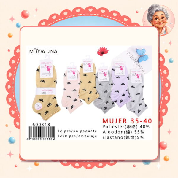 Calcetines（3 Pares） Moda Lina Ref. 600318