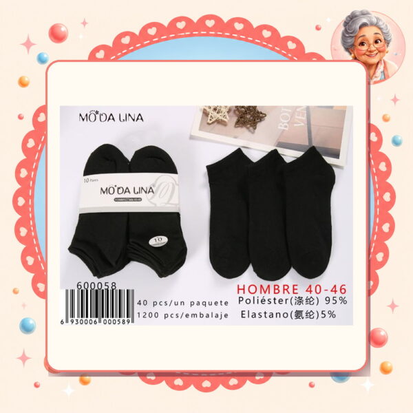 40-46（10 Pares） Moda Lina Ref. 600058